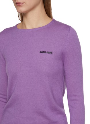  - MIU MIU - LOGO 针织上衣