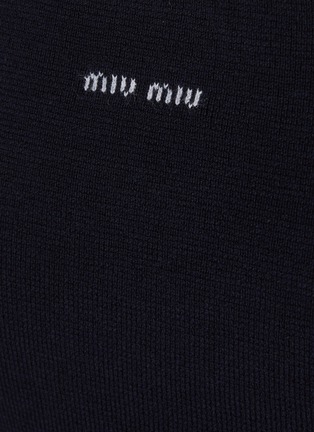  - MIU MIU - LOGO 图案抹胸上衣