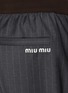  - MIU MIU - 条纹直筒长裤
