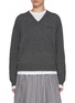 首图 - 点击放大 - MIU MIU - Trompe L'oeil Layered Cashmere T-Shirt Sweater