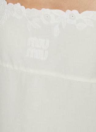  - MIU MIU - 刺绣连衣裙