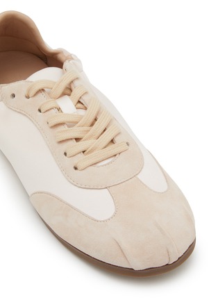 细节 - 点击放大 - PEDDER RED - Patty Satin Suede Women's Sneakers