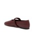  - PEDDER RED - BLAKE 褶裥带皮革平底鞋