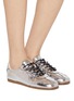 模特儿示范图 - 点击放大 - PEDDER RED - Petra Leather Women's Sneakers