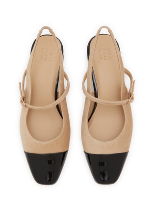 细节 - 点击放大 - PEDDER RED - Britt 35 Suede Slingback Pumps
