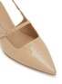 细节 - 点击放大 - PEDDER RED - Lilly 50 Patent Leather Slingback Pumps