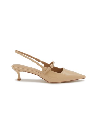 首图 - 点击放大 - PEDDER RED - Lilly 50 Patent Leather Slingback Pumps