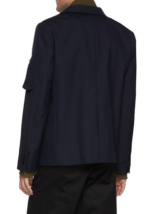 背面 - 点击放大 - SACAI - Zip Up Layered Hybrid Blazer