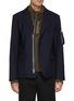 首图 - 点击放大 - SACAI - Zip Up Layered Hybrid Blazer