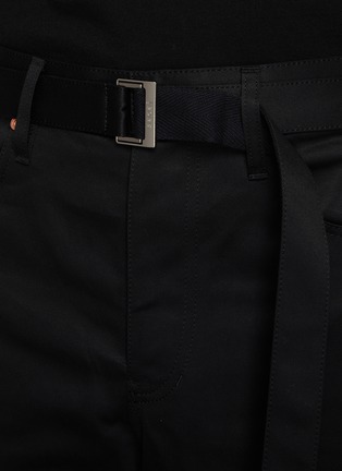  - SACAI - 腰带饰直筒长裤