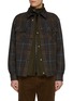 首图 - 点击放大 - SACAI - Layered Zip Up Plaid Shirt