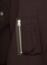  - SACAI - Hybrid Single Breasted Blazer Wool Bomber Jacket