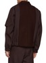 背面 - 点击放大 - SACAI - Hybrid Single Breasted Blazer Wool Bomber Jacket