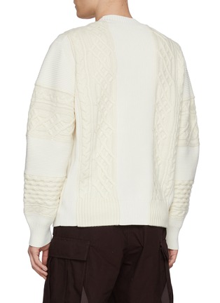 背面 - 点击放大 - SACAI - Front Pocket Patterned Stitch Sweater