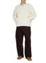 模特儿示范图 - 点击放大 - SACAI - Front Pocket Patterned Stitch Sweater