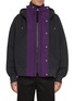 首图 - 点击放大 - SACAI - Layered Snap Button Zip Up Hoodie