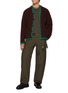 模特儿示范图 - 点击放大 - SACAI - Two Tone Layered Cardigan