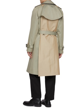 背面 - 点击放大 - SACAI - Multi Fabric Layered Trench Coat