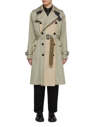 首图 - 点击放大 - SACAI - Multi Fabric Layered Trench Coat