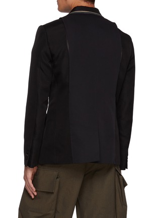 背面 - 点击放大 - SACAI - Contrast Lapel Single Breasted Blazer