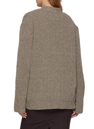 背面 - 点击放大 - MAISON MARGIELA - Chunky Ribbed Knit Cardigan