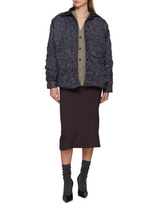 模特儿示范图 - 点击放大 - MAISON MARGIELA - Chunky Ribbed Knit Cardigan