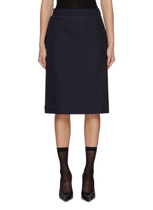 首图 - 点击放大 - MAISON MARGIELA - Bifabric Pencil Skirt