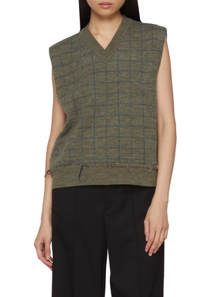 首图 - 点击放大 - MAISON MARGIELA - Chequered Wool Vest