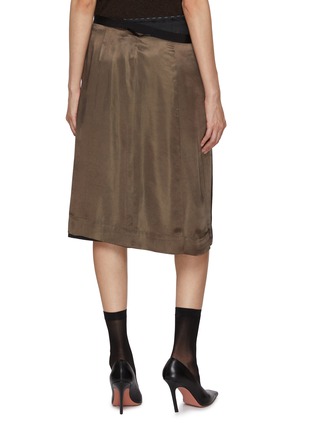 背面 - 点击放大 - MAISON MARGIELA - Asymmetrical Bicolour Midi Skirt