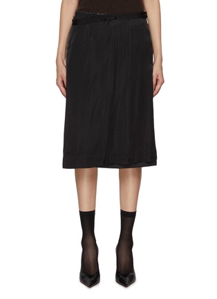 首图 - 点击放大 - MAISON MARGIELA - Asymmetrical Bicolour Midi Skirt