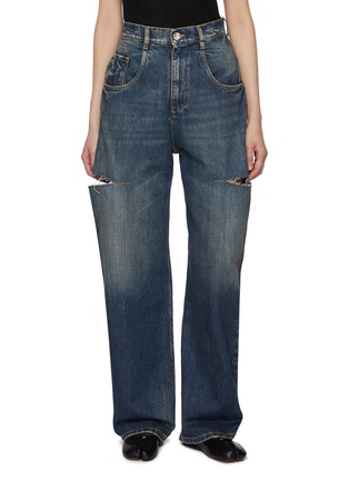首图 - 点击放大 - MAISON MARGIELA - Side Slit Dark Wash Jeans