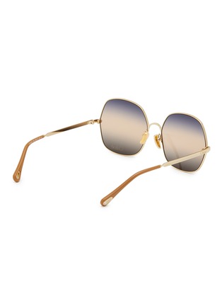 模特儿示范图 - 点击放大 - CHLOÉ - Aly Metal Square Sunglasses