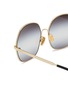 细节 - 点击放大 - CHLOÉ - Aly Metal Square Sunglasses