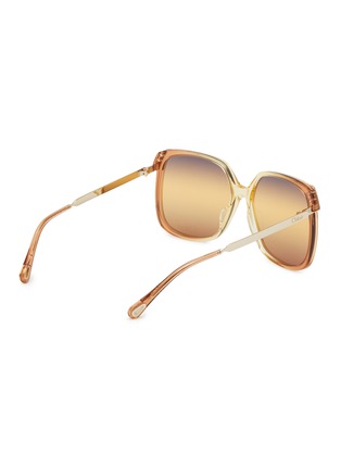 模特儿示范图 - 点击放大 - CHLOÉ - Aly Metal Acetate Square Sunglasses