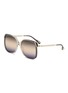 首图 - 点击放大 - CHLOÉ - Aly Metal Acetate Square Sunglasses