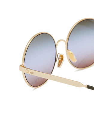 细节 - 点击放大 - CHLOÉ - Metal Round Sunglasses