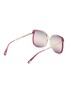 模特儿示范图 - 点击放大 - CHLOÉ - Aly Metal Acetate Square Sunglasses
