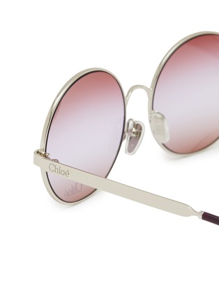 细节 - 点击放大 - CHLOÉ - Metal Round Sunglasses