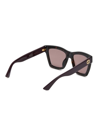 模特儿示范图 - 点击放大 - GUCCI - 方框注塑太阳眼镜