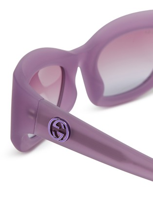 细节 - 点击放大 - GUCCI - Acetate Cat Eye Sunglasses