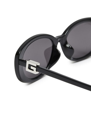细节 - 点击放大 - GUCCI - 椭圆框太阳眼镜