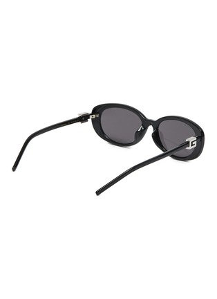 模特儿示范图 - 点击放大 - GUCCI - 椭圆框太阳眼镜
