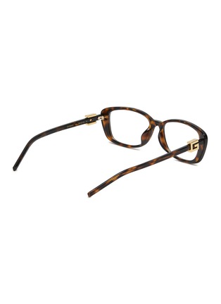模特儿示范图 - 点击放大 - GUCCI - 方框玳瑁注塑平光眼镜