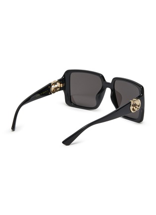模特儿示范图 - 点击放大 - GUCCI - 方框注塑太阳眼镜