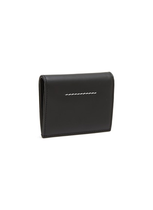 模特儿示范图 - 点击放大 - MM6 MAISON MARGIELA - Numeric Logo Embossed Leather Wallet