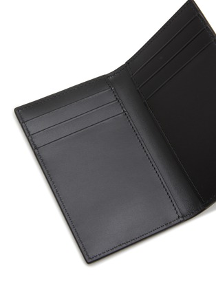 细节 - 点击放大 - MM6 MAISON MARGIELA - Contrast Stitch Leather Card Holder