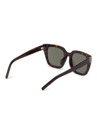 模特儿示范图 - 点击放大 - SAINT LAURENT - Acetate Square Sunglasses