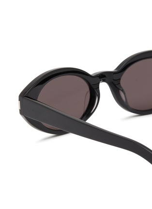 细节 - 点击放大 - SAINT LAURENT - 猫眼椭圆框太阳镜