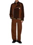 模特儿示范图 - 点击放大 - SACAI - x Carhartt Hybrid Knit Blouson Jacket