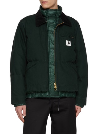 首图 - 点击放大 - SACAI - x Carhartt WIP Layered Cotton Puffer Jacket